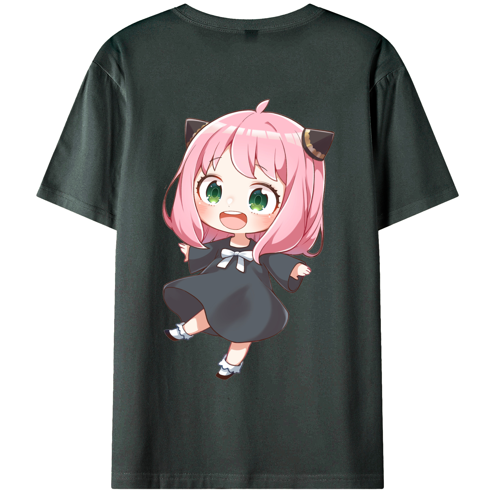（画像用） SPY×FAMILY间谍家家酒 綿100％ メンズ半袖Tシャツ（バックプリント） 通気性